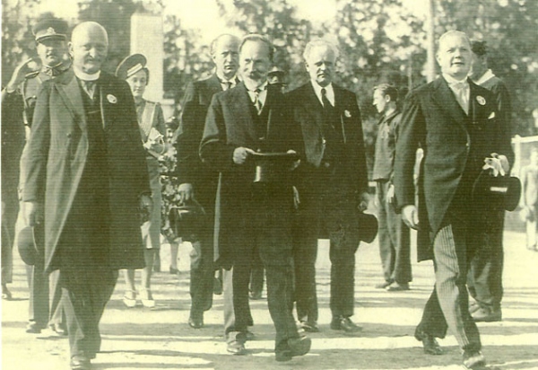 Ministras pirmininkas V. Mironas ir prezidentas A. Smetona